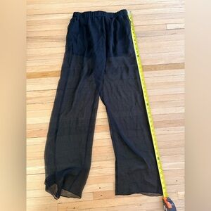 Forever 21 Black Sheer Pants